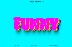 Playful 3D Funny Text Design for Graphic Resources Product Image 1