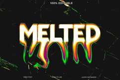 Melted Text Effect Graphic Design Product Image 1