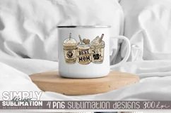 Best Mom | Mom Fuel | Mom Sublimation Coffee Cup Png Product Image 5