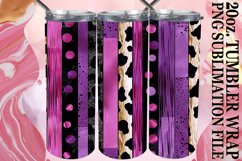 Unique 3D Leopard and Flower Tumbler Wrap Patterns Product Image 1