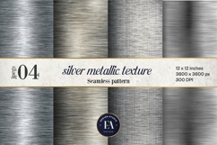 Silver Metallic Texture |Brushed Metal Background Product Image 1