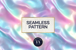 Holographic Pastel Digital Paper, Iridescent Texture Product Image 3