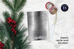 Silver Metallic Texture |Brushed Metal Background Product Image 4