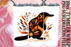 BLISSFUL SUNSETS 20oz TUMBLER WRAP, Flower Animals Product Image 1