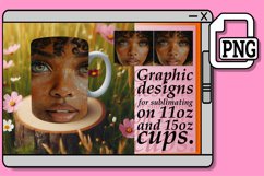 Empowered Empress: Sublimation Mug Collection Product Image 1