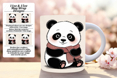 SLEEK PNG Mug Wrap Design 11oz , Valenines Animals Product Image 1