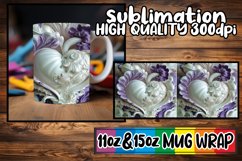 Dynamic Splendor 3D Mug Wrap, 11oz 15oz Sublimation Product Image 1
