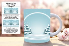 Vibrant 11oz Mug Wrap Png Design , Christmas Product Image 1
