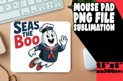 BRIGHT desk MAT Sublimation Magic, Funny Ghost Product Image 1