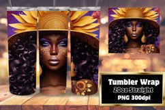 3D Melanin Spirit Tumbler Wrap 20oz Product Image 1