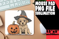 Spooky Pumpkin Animal Mouse Pad PNG Product Image 1