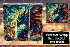 VIBRANT 20oz Tumbler Wrap PNG , Animals Product Image 1