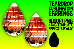 Dynamic Teardrop Design for Crafts , Halloween Product Image 1