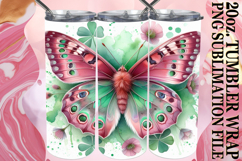 Timeless journeys 20oz tumbler wrap, Butterfly Product Image 1