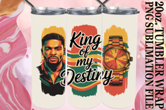 Bright mornings 20oz tumbler wrap, Juneteenth Product Image 1