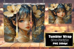 DYNAMIC 20oz Tumbler Template for Gifts , Fairy Product Image 1