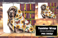 STYLISH 20oz Sublimation Design , Cute Dog Product Image 1