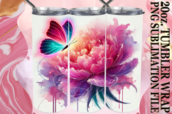 GIFT OF SERENITY 20oz TUMBLER WRAP, Butterfly Product Image 1