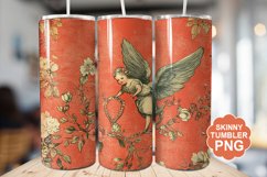 Cupid Vintage Valentine Tumbler | Valentine Tumbler Wrap Product Image 1