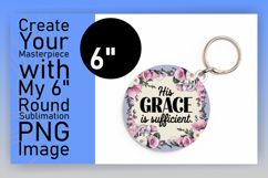 Trendy Round Design Sublimation PNG , Religious Product Image 1