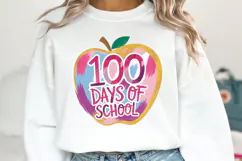 100 Days of School SVG | Svg Cut File Product Image 1