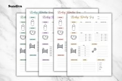 Editable Baby Daily Log Canva Template 2 Product Image 3