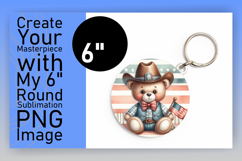 Creative Round Design for Keychains , Teddy Bear Product Image 1