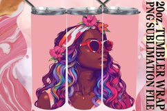 Tropical Serenade: Watercolor Tumbler Wrap - Summer Delight Product Image 1