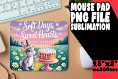 Bright Mouse Pad Design Sublimation, Girl Quote Product Image 1