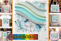 Bright TOTE BAG Designs PNG, Pattern Product Image 1