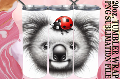 Vibrant Joy 20oz tumbler wrap, Cute Animals Product Image 1