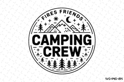 Camping Crew svg Design | Svg Files for Cricut Product Image 1