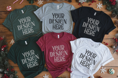 Christmas Family Matching Group T-Shirt Mockup Product Image 1