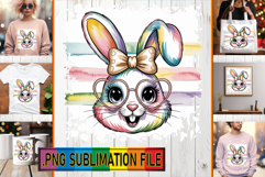 Dazzling TSHIRT Designs PNG, Easter Bow Product Image 1