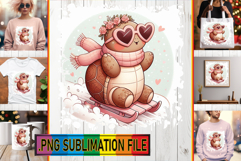 Joyful TSHIRT Art Magic PNG, Turtle Product Image 1