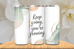 Positive Affirmations 20oz Tumbler wrap Inspirational Quotes Product Image 1