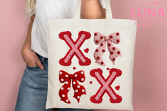 XOXO Knit Png, Xoxo Yarn PNG, Trendy Valentine Png Product Image 2