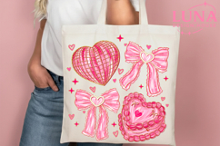 Brushstroke Valentine png, Valentine Png, Valentine coquette Product Image 3