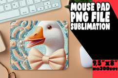 WHIMSICAL DESK MAT PLAYFUL DESIGN, Goose Product Image 1