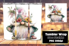 Springtime Gnome Watercolor Tumbler Art Series Product Image 1