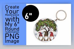 Whimsical Round Design for Coasters , Gnomes Product Image 1