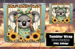 RADIANT PNG Tumbler Design 20oz , Cute Animals Product Image 1