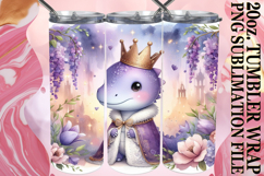 GIFT OF SERENITY 20oz TUMBLER WRAP, Cute Dino Product Image 1