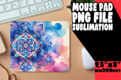 VIBRANT DESK MAT PNG INSPIRATION, Watercolor Patter Product Image 1