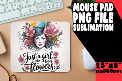 RADIANT desk MAT Playful Design, Just A Girl Product Image 1