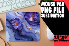 Premium Marble Flower 3D Mouse Pad Product Image 1