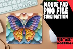 Colorful Butterfly Fantasy Sublimation Mouse Pad - Spring Product Image 1