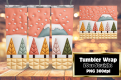 Custom 20oz Tumbler Wrap Download , Holiday Product Image 1