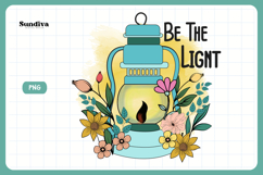 Christian Quote Sublimation - Faith Saying | Be The Light Product Image 3