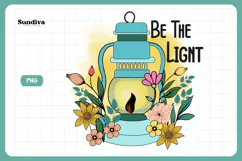 Christian Quote Sublimation - Faith Saying | Be The Light Product Image 3